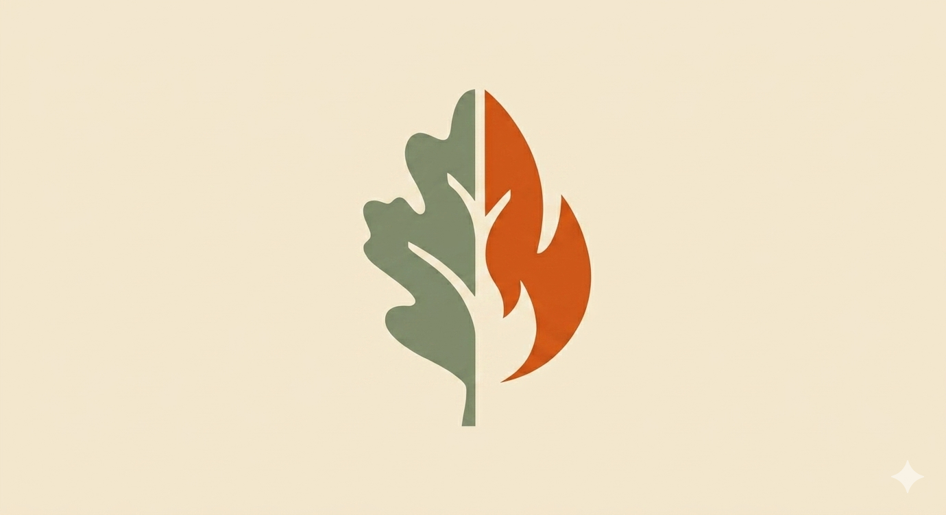 Ember and Oak essence glyph