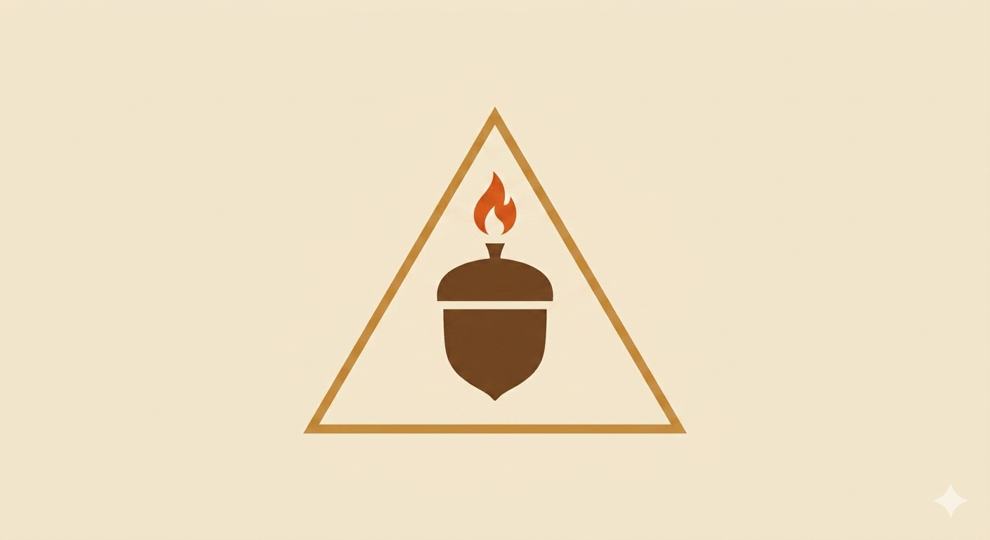 Ember and Oak origin glyph