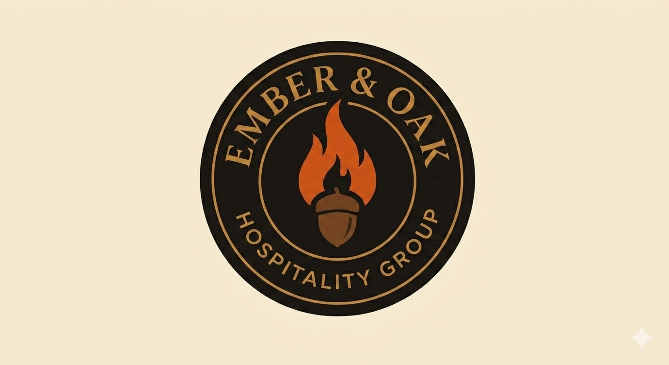 Ember and Oak primary logo
